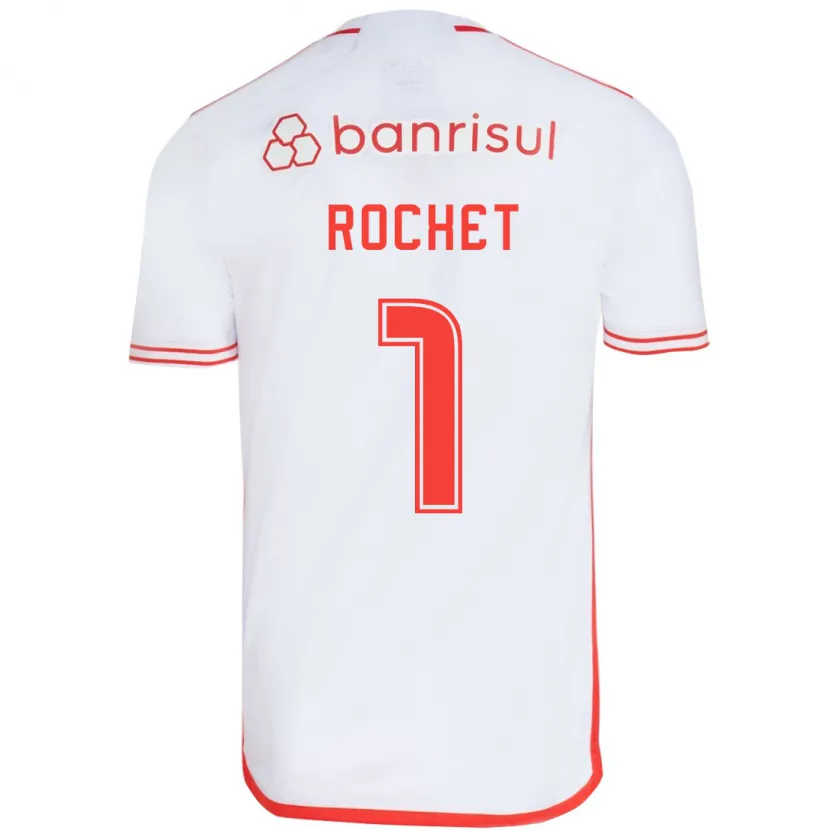 Danxen Herren Sergio Rochet #1 Weiß Rot Auswärtstrikot Trikot 2024/25 T-Shirt Schweiz