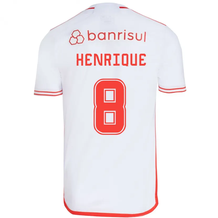 Danxen Herren Bruno Henrique #8 Weiß Rot Auswärtstrikot Trikot 2024/25 T-Shirt Schweiz