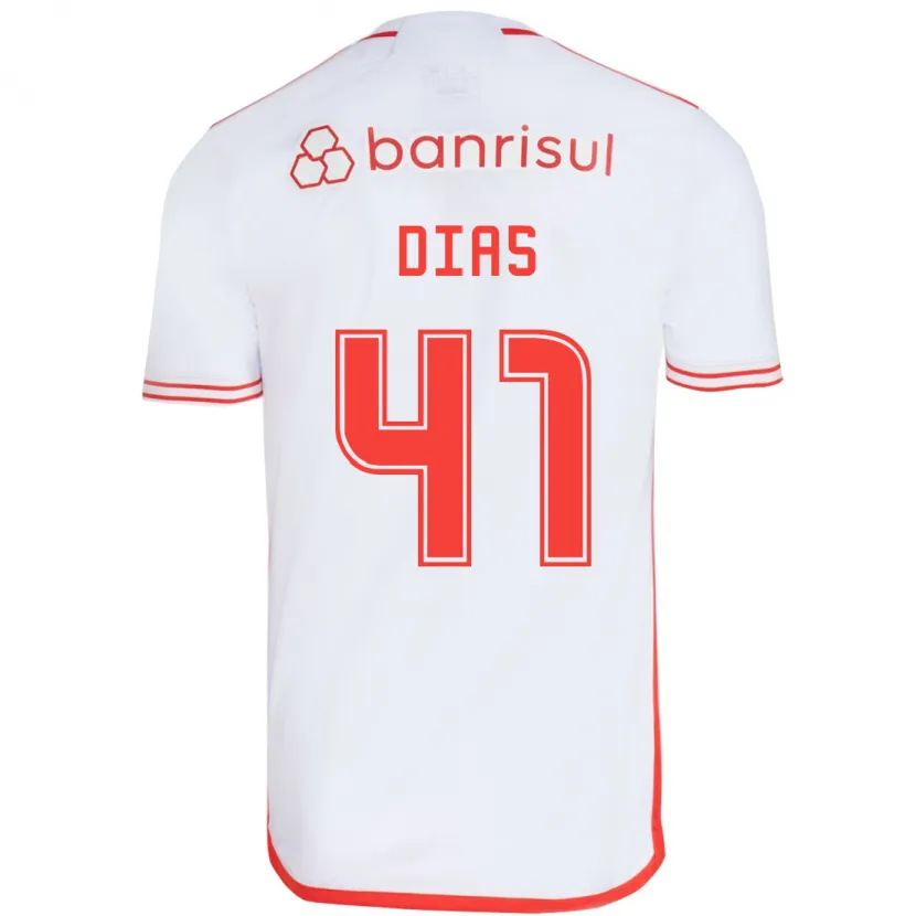 Danxen Herren Matheus Dias #41 Weiß Rot Auswärtstrikot Trikot 2024/25 T-Shirt Schweiz