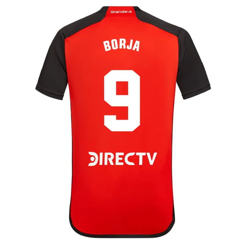 Danxen Herren Miguel Borja #9 Rot Schwarz Weiß Auswärtstrikot Trikot 2024/25 T-Shirt Schweiz