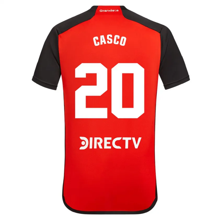 Danxen Herren Milton Casco #20 Rot Schwarz Weiß Auswärtstrikot Trikot 2024/25 T-Shirt Schweiz