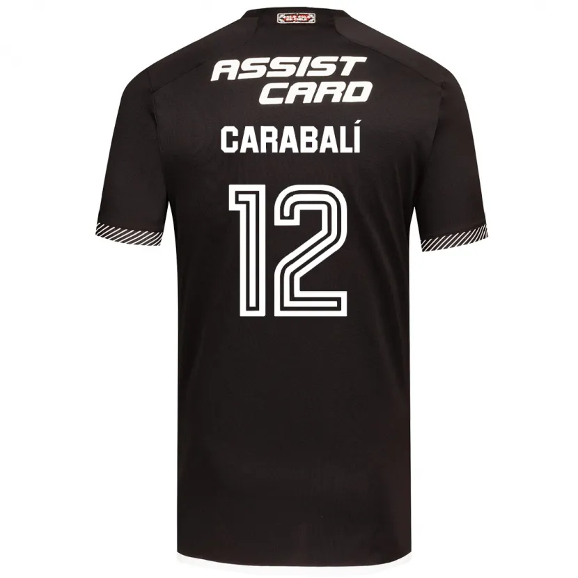 Danxen Herren Omar Carabalí #12 Schwarz-Weiss Auswärtstrikot Trikot 2024/25 T-Shirt Schweiz