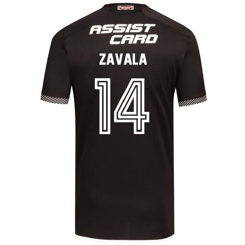 Danxen Herren Cristián Zavala #14 Schwarz-Weiss Auswärtstrikot Trikot 2024/25 T-Shirt Schweiz