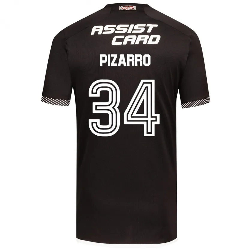 Danxen Herren Vicente Pizarro #34 Schwarz-Weiss Auswärtstrikot Trikot 2024/25 T-Shirt Schweiz