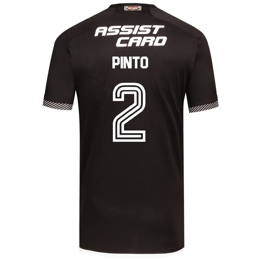 Danxen Herren Matías Pinto #2 Schwarz-Weiss Auswärtstrikot Trikot 2024/25 T-Shirt Schweiz