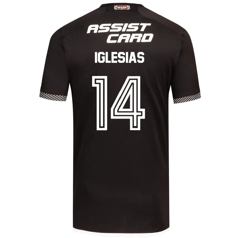 Danxen Herren Luciano Iglesias #14 Schwarz-Weiss Auswärtstrikot Trikot 2024/25 T-Shirt Schweiz