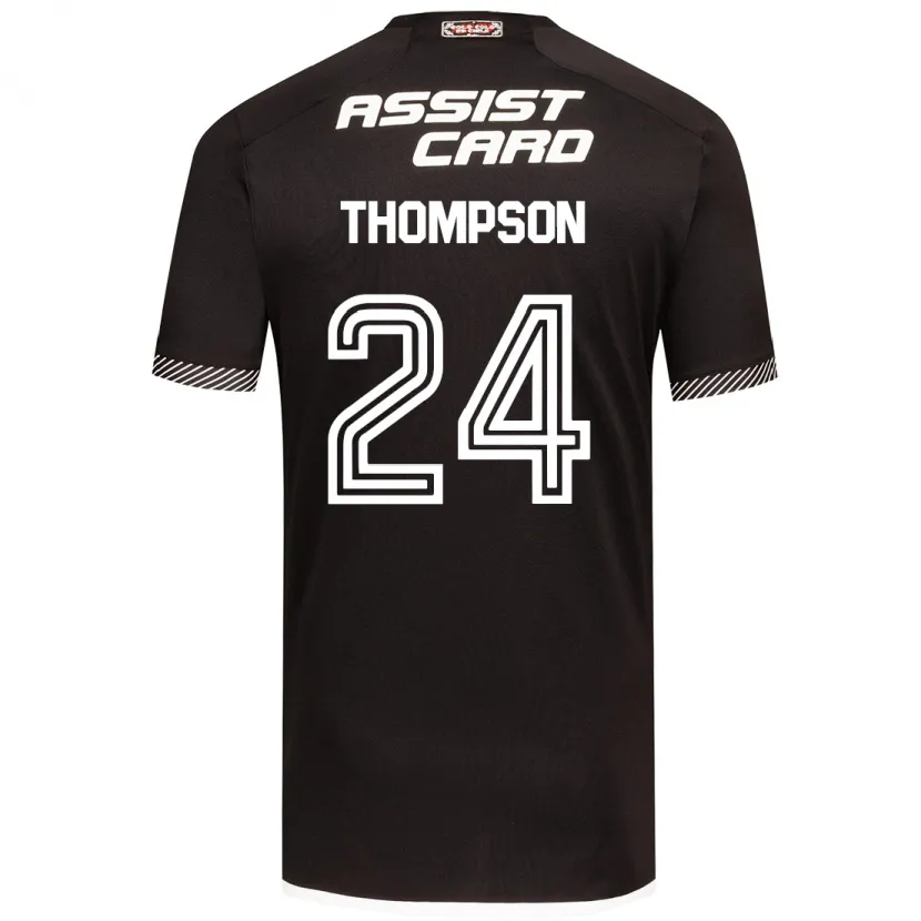 Danxen Herren Jordhy Thompson #24 Schwarz-Weiss Auswärtstrikot Trikot 2024/25 T-Shirt Schweiz