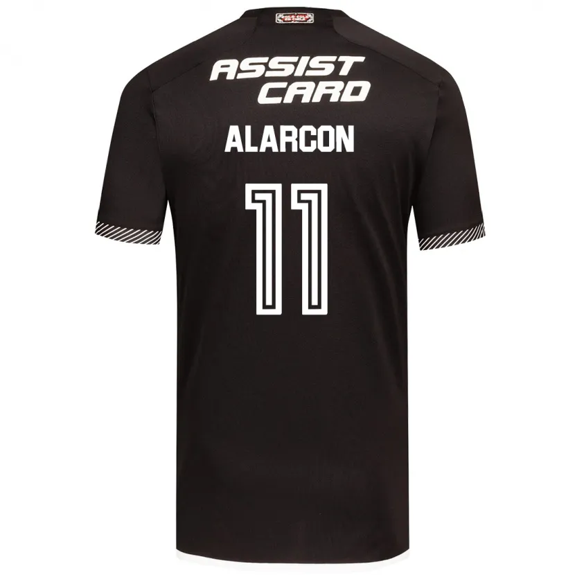 Danxen Herren Antonia Alarcón #11 Schwarz-Weiss Auswärtstrikot Trikot 2024/25 T-Shirt Schweiz