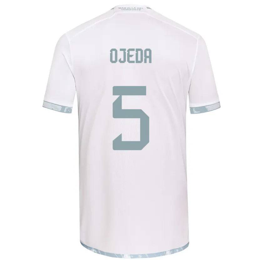 Danxen Herren Emmanuel Ojeda #5 Weiß Grau Auswärtstrikot Trikot 2024/25 T-Shirt Schweiz