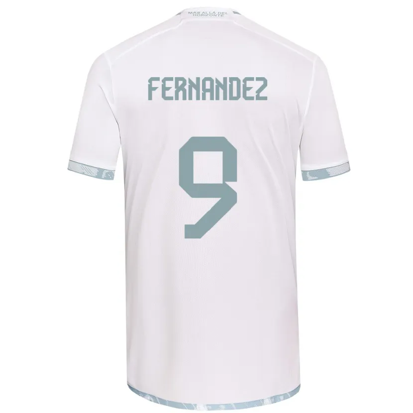 Danxen Herren Leandro Fernández #9 Weiß Grau Auswärtstrikot Trikot 2024/25 T-Shirt Schweiz