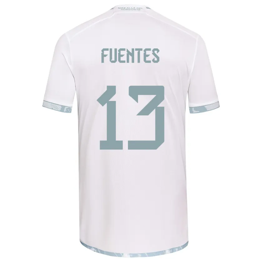 Danxen Herren Karen Fuentes #13 Weiß Grau Auswärtstrikot Trikot 2024/25 T-Shirt Schweiz