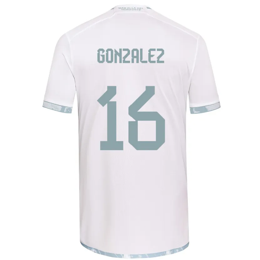 Danxen Herren Monserratt González #16 Weiß Grau Auswärtstrikot Trikot 2024/25 T-Shirt Schweiz