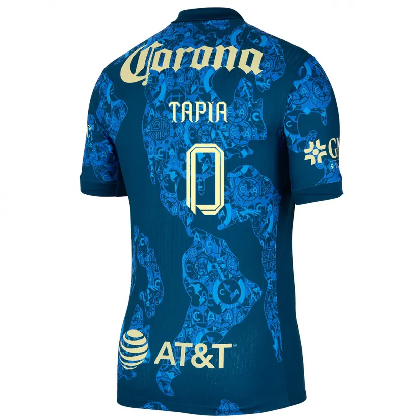 Danxen Herren Leonardo Tapia #0 Blau Gelb Auswärtstrikot Trikot 2024/25 T-Shirt Schweiz