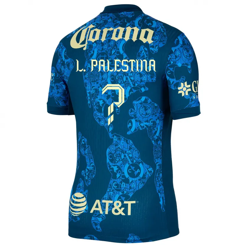 Danxen Herren Leonardo Palestina #0 Blau Gelb Auswärtstrikot Trikot 2024/25 T-Shirt Schweiz