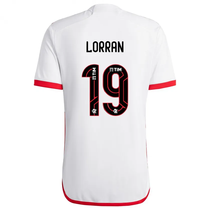 Danxen Herren Lorran #19 Weiß Rot Auswärtstrikot Trikot 2024/25 T-Shirt Schweiz