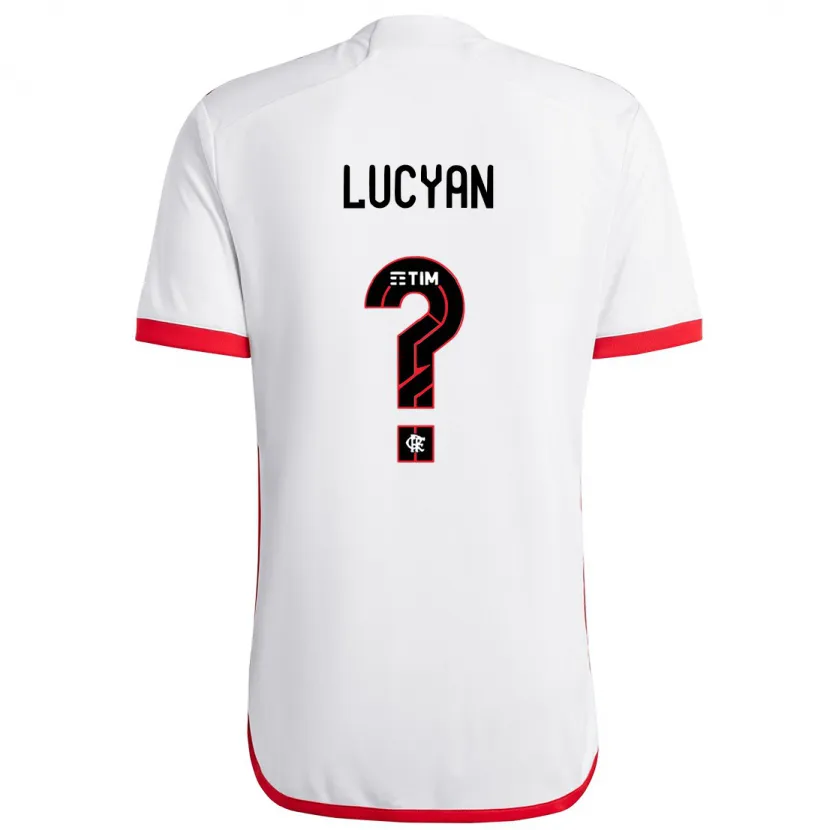 Danxen Herren Lucyan #0 Weiß Rot Auswärtstrikot Trikot 2024/25 T-Shirt Schweiz