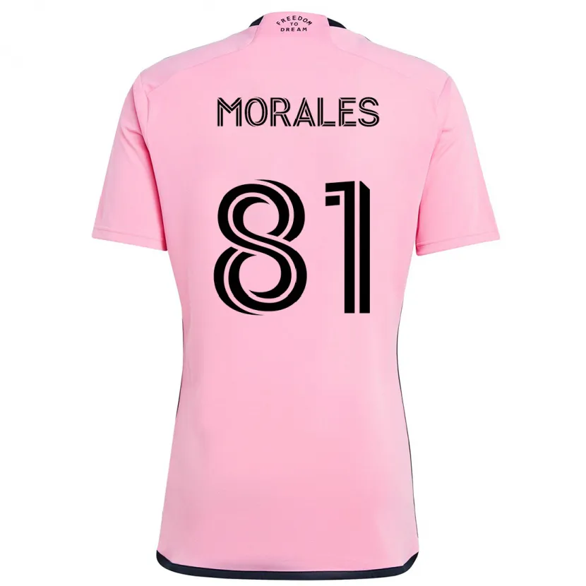 Danxen Damen Santiago Morales #81 Rosa Heimtrikot Trikot 2024/25 T-Shirt Schweiz