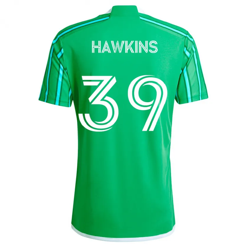 Danxen Damen Stuart Hawkins #39 Grün Weiß Heimtrikot Trikot 2024/25 T-Shirt Schweiz