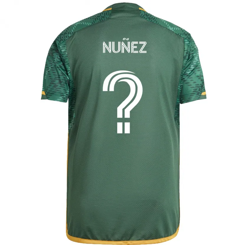 Danxen Damen Daniel Nuñez #0 Grün Orange Heimtrikot Trikot 2024/25 T-Shirt Schweiz