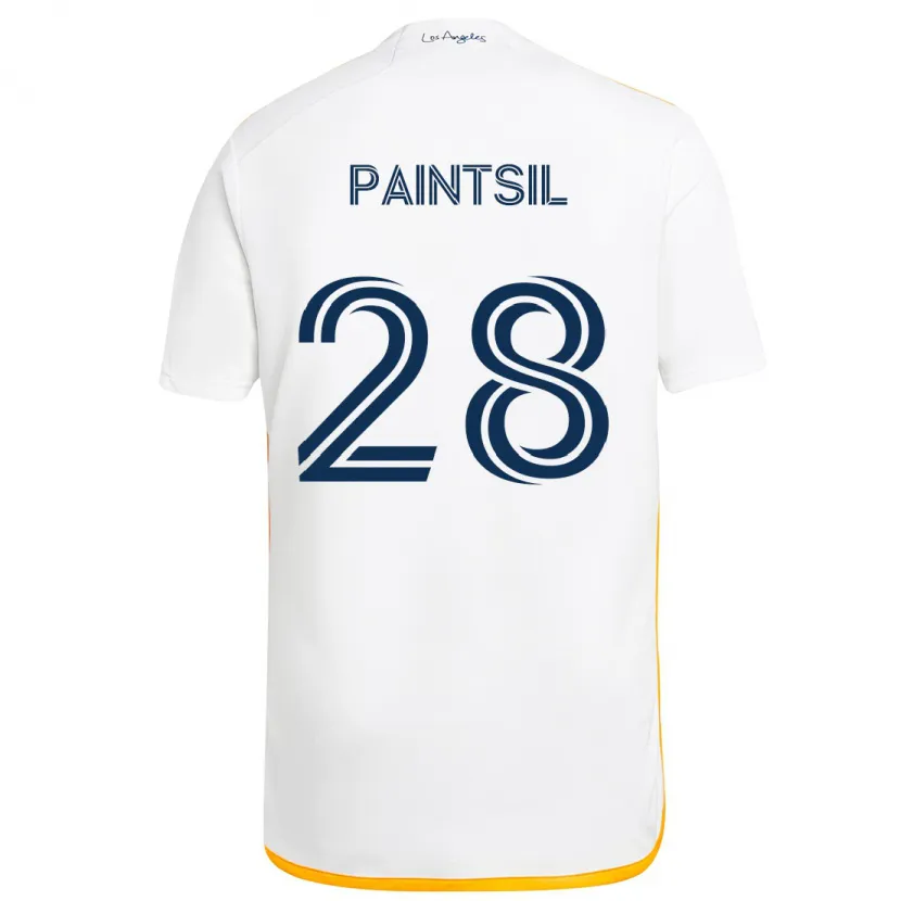 Danxen Damen Joseph Paintsil #28 Weiß Gelb Heimtrikot Trikot 2024/25 T-Shirt Schweiz