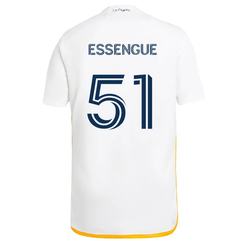 Danxen Damen Ascel Essengue #51 Weiß Gelb Heimtrikot Trikot 2024/25 T-Shirt Schweiz