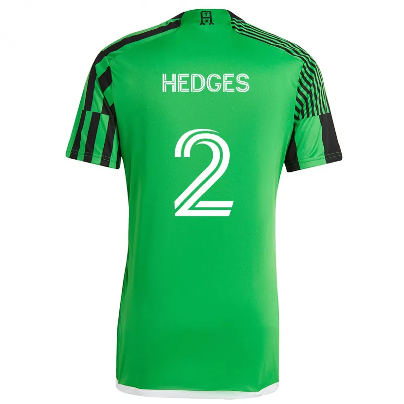 Danxen Damen Matt Hedges #2 Grün Schwarz Heimtrikot Trikot 2024/25 T-Shirt Schweiz