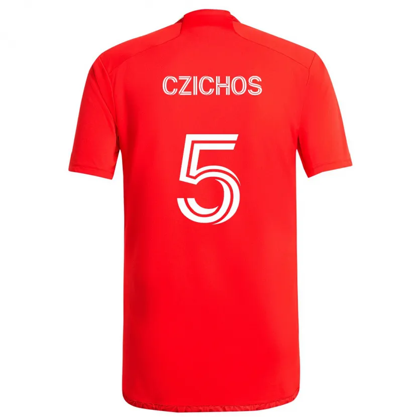 Danxen Damen Rafael Czichos #5 Rot-Weiss Heimtrikot Trikot 2024/25 T-Shirt Schweiz