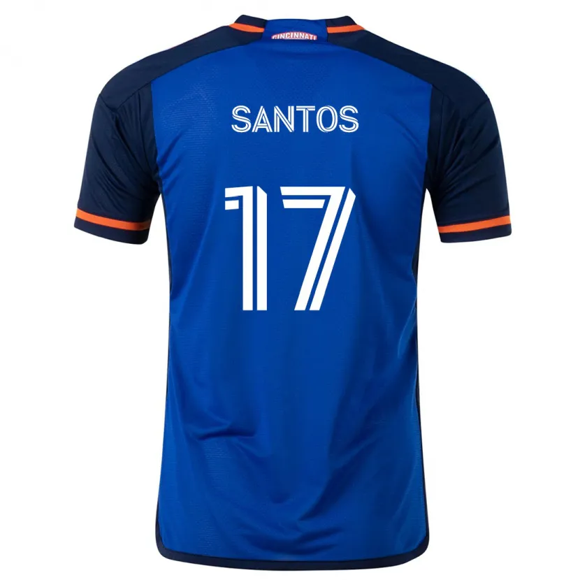 Danxen Damen Sergio Santos #17 Blau Weiss Heimtrikot Trikot 2024/25 T-Shirt Schweiz