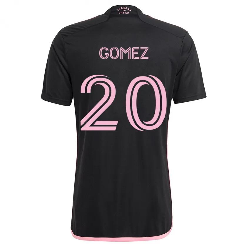 Danxen Damen Diego Gómez #20 Schwarz Auswärtstrikot Trikot 2024/25 T-Shirt Schweiz