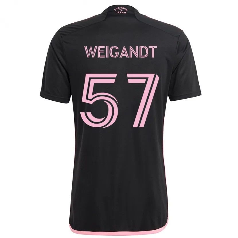 Danxen Damen Marcelo Weigandt #57 Schwarz Auswärtstrikot Trikot 2024/25 T-Shirt Schweiz