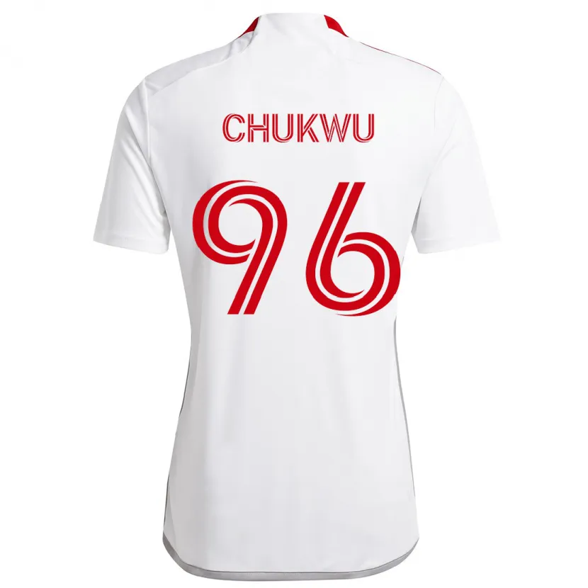 Danxen Damen Richard Chukwu #96 Weiß Rot Auswärtstrikot Trikot 2024/25 T-Shirt Schweiz