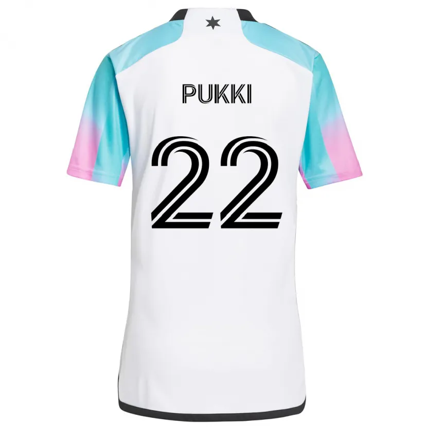 Danxen Damen Teemu Pukki #22 Weiß Blau Schwarz Auswärtstrikot Trikot 2024/25 T-Shirt Schweiz