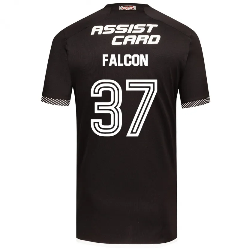 Danxen Damen Maximiliano Falcón #37 Schwarz-Weiss Auswärtstrikot Trikot 2024/25 T-Shirt Schweiz