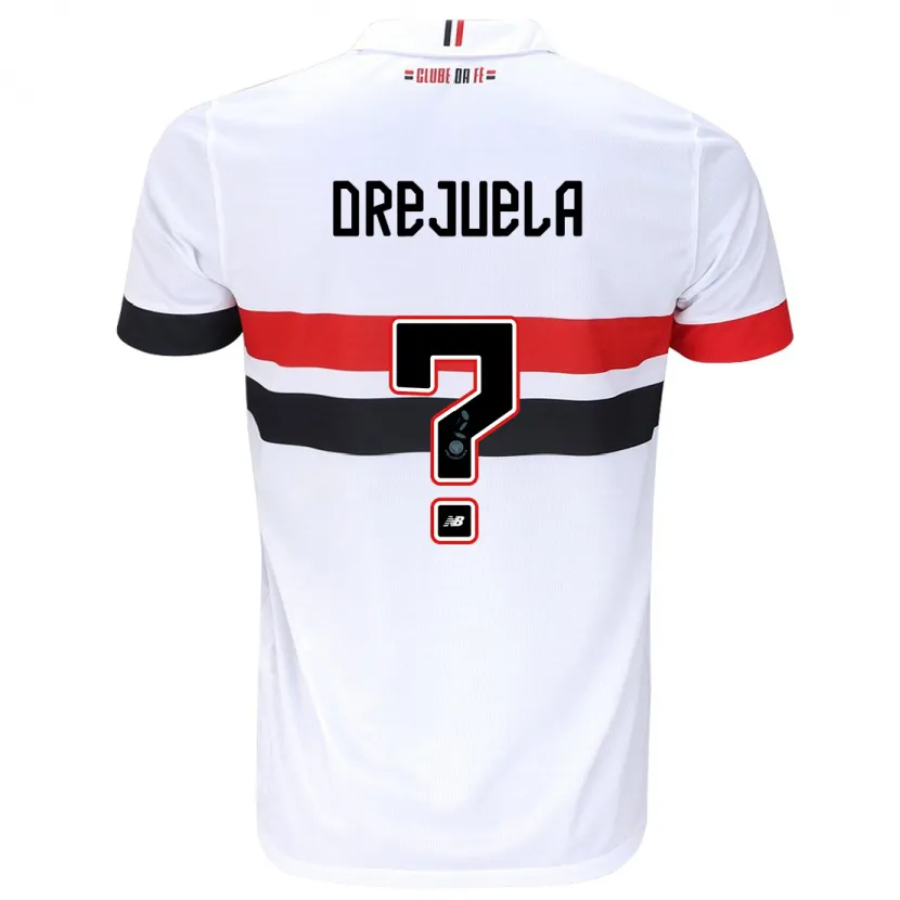 Danxen Kinder Luis Orejuela #0 Weiß Rot Schwarz Heimtrikot Trikot 2024/25 T-Shirt Schweiz