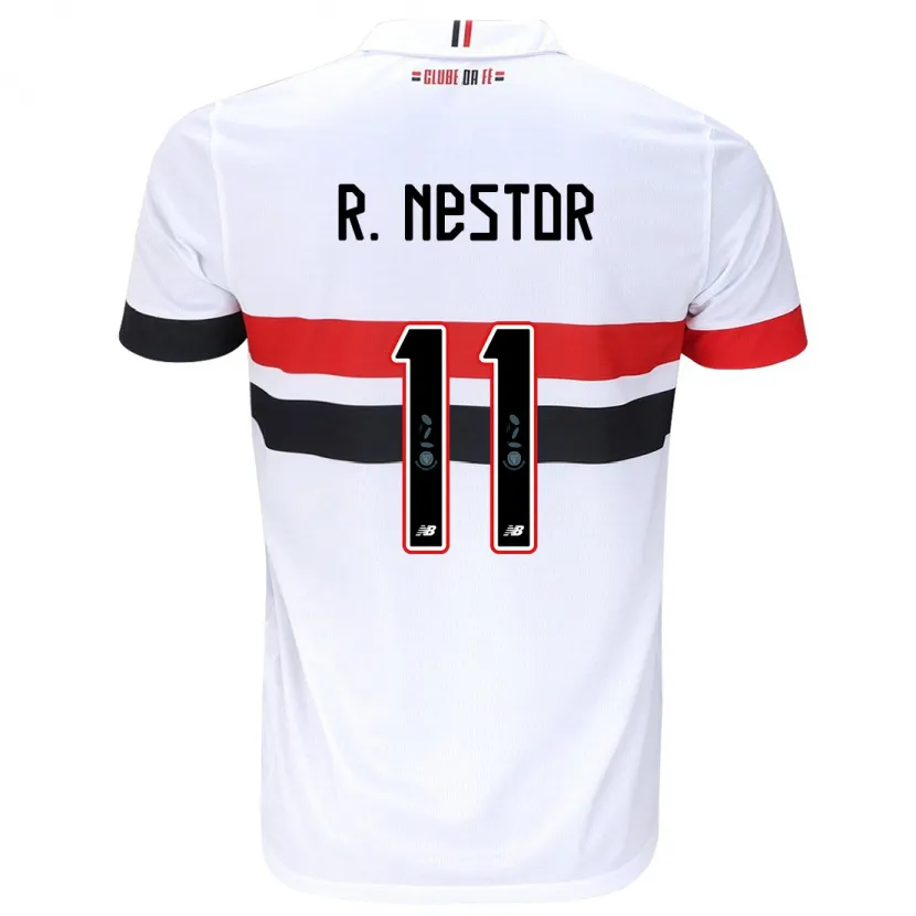 Danxen Kinder Rodrigo Nestor #11 Weiß Rot Schwarz Heimtrikot Trikot 2024/25 T-Shirt Schweiz