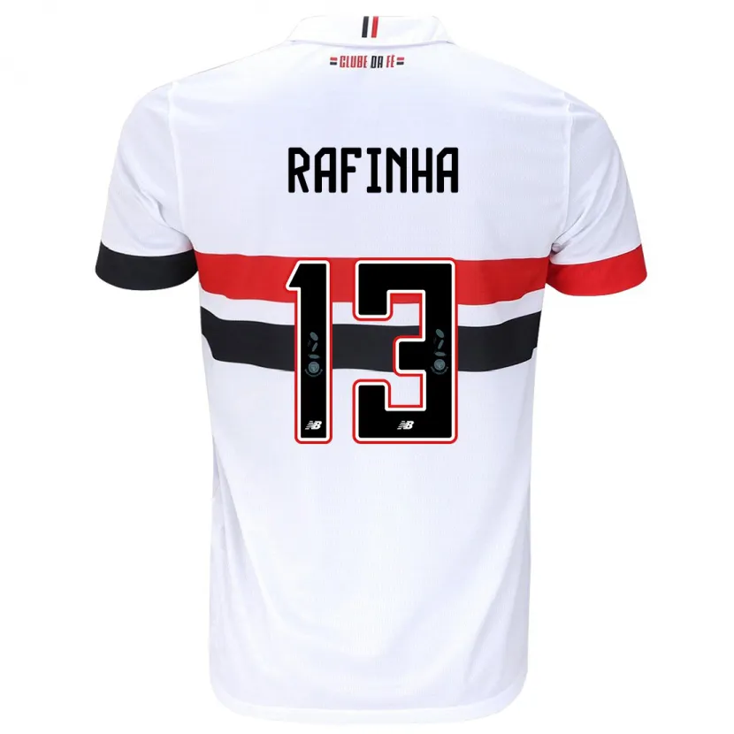 Danxen Kinder Rafinha #13 Weiß Rot Schwarz Heimtrikot Trikot 2024/25 T-Shirt Schweiz