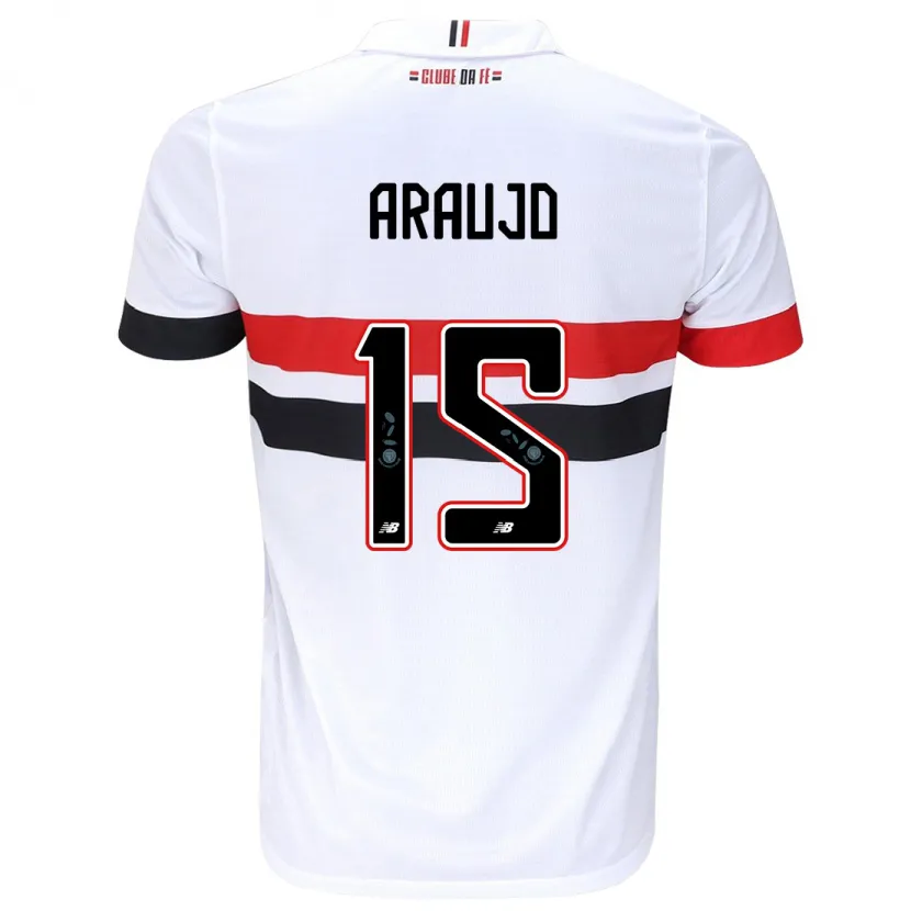 Danxen Kinder Michel Araújo #15 Weiß Rot Schwarz Heimtrikot Trikot 2024/25 T-Shirt Schweiz