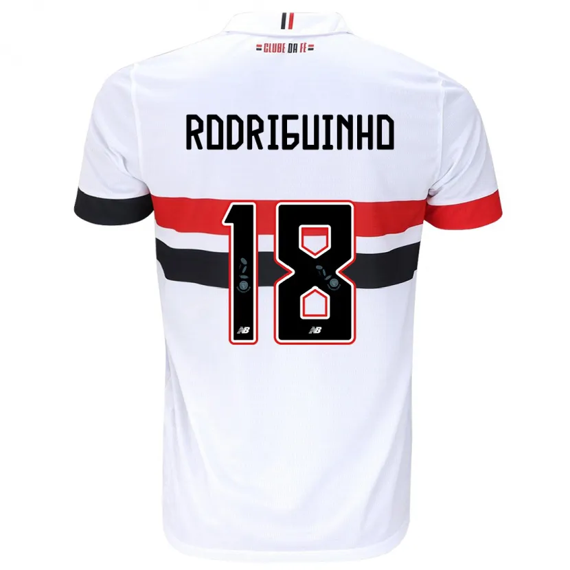 Danxen Kinder Rodriguinho #18 Weiß Rot Schwarz Heimtrikot Trikot 2024/25 T-Shirt Schweiz