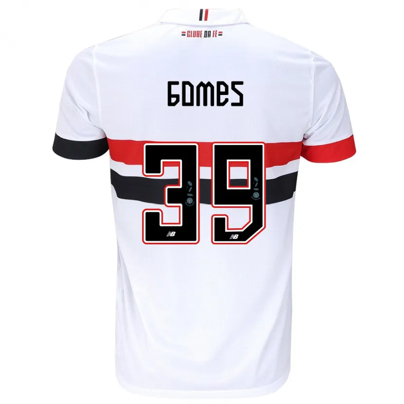 Danxen Kinder William Gomes #39 Weiß Rot Schwarz Heimtrikot Trikot 2024/25 T-Shirt Schweiz