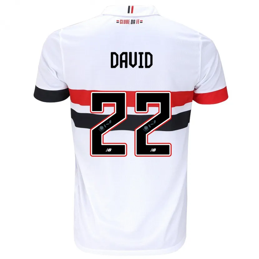 Danxen Kinder David #22 Weiß Rot Schwarz Heimtrikot Trikot 2024/25 T-Shirt Schweiz