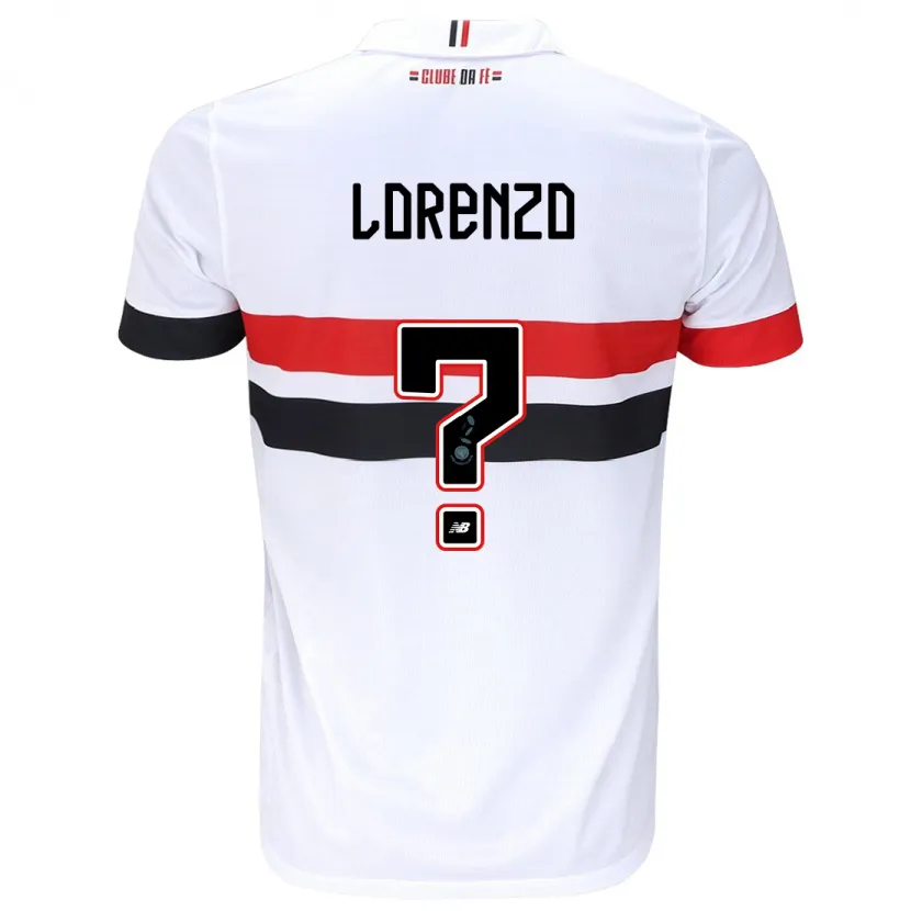 Danxen Kinder Lorenzo #0 Weiß Rot Schwarz Heimtrikot Trikot 2024/25 T-Shirt Schweiz