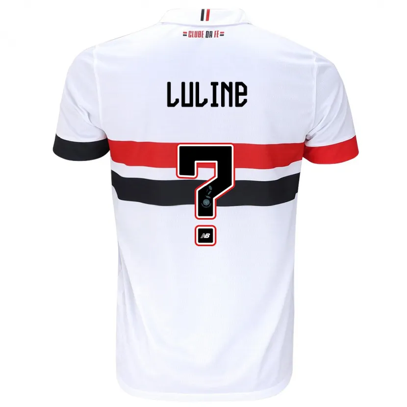 Danxen Kinder Jonathan Luline #0 Weiß Rot Schwarz Heimtrikot Trikot 2024/25 T-Shirt Schweiz