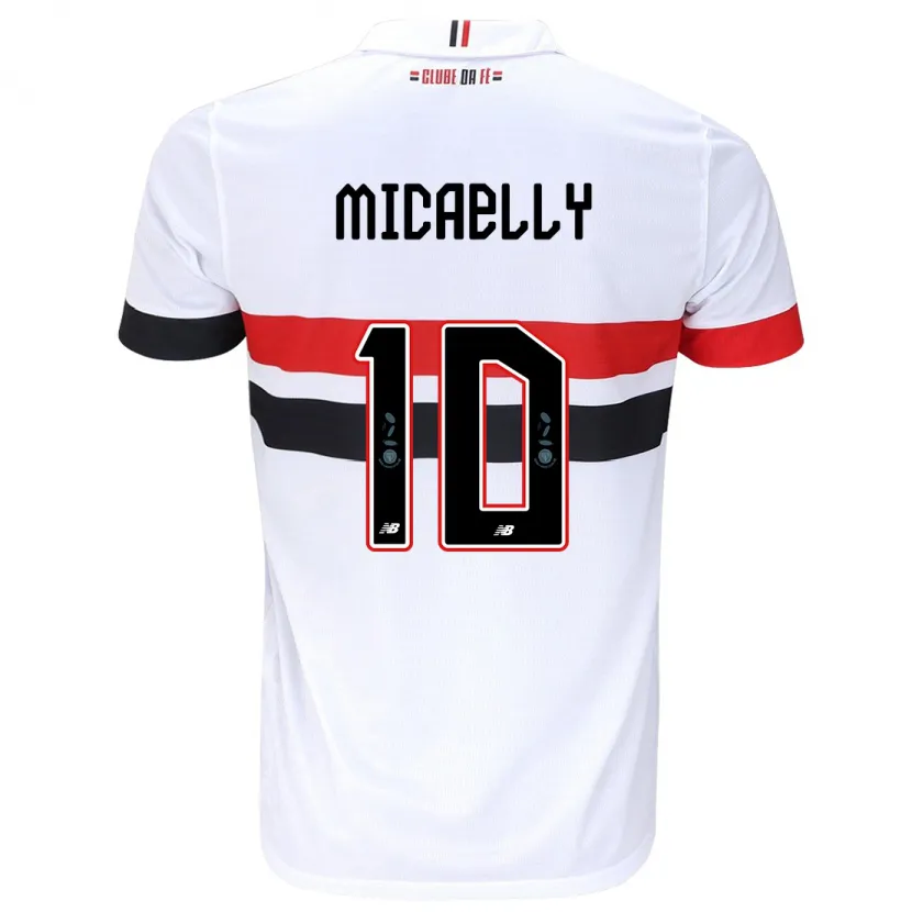 Danxen Kinder Micaelly #10 Weiß Rot Schwarz Heimtrikot Trikot 2024/25 T-Shirt Schweiz