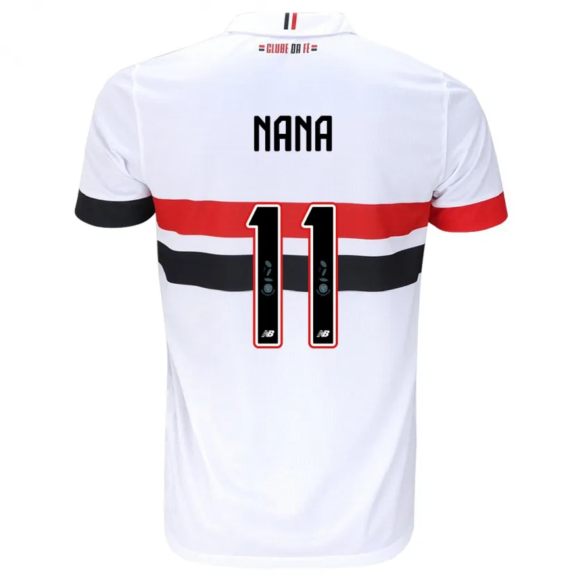 Danxen Kinder Naná #11 Weiß Rot Schwarz Heimtrikot Trikot 2024/25 T-Shirt Schweiz