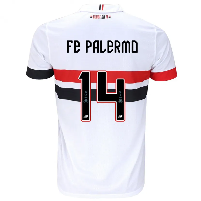 Danxen Kinder Fe Palermo #14 Weiß Rot Schwarz Heimtrikot Trikot 2024/25 T-Shirt Schweiz