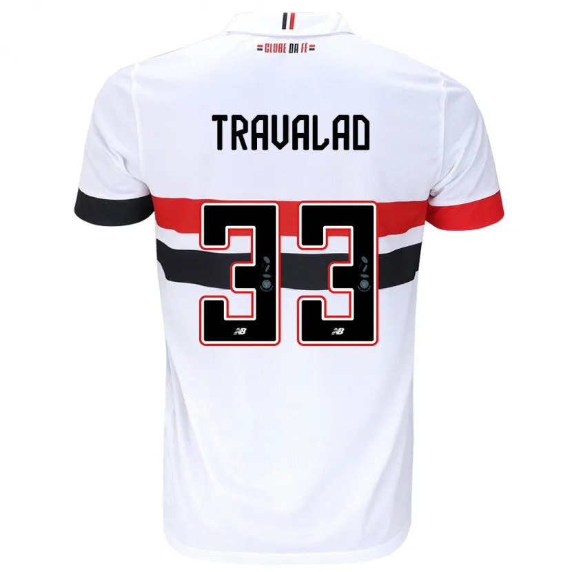 Danxen Kinder Rafa Travalão #33 Weiß Rot Schwarz Heimtrikot Trikot 2024/25 T-Shirt Schweiz