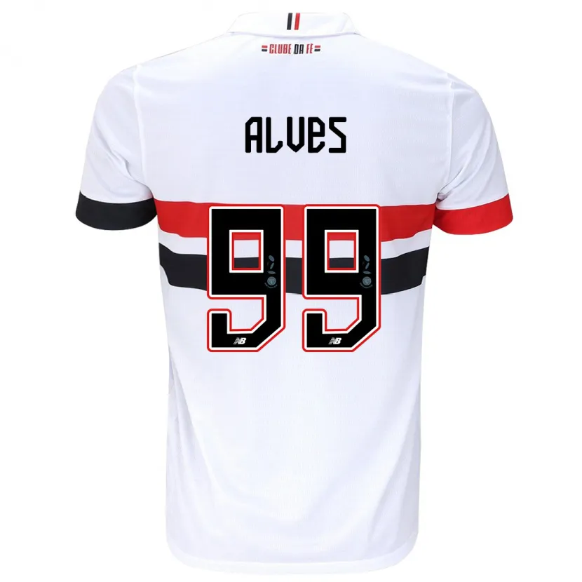 Danxen Kinder Letícia Alves #99 Weiß Rot Schwarz Heimtrikot Trikot 2024/25 T-Shirt Schweiz