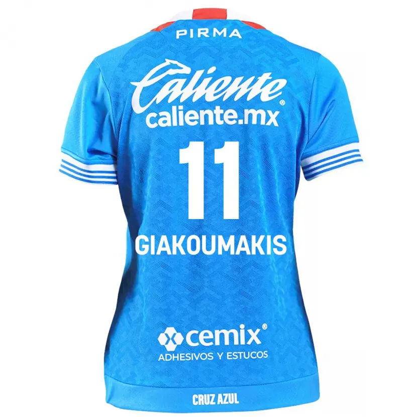 Danxen Kinder Georgios Giakoumakis #11 Himmelblau Heimtrikot Trikot 2024/25 T-Shirt Schweiz