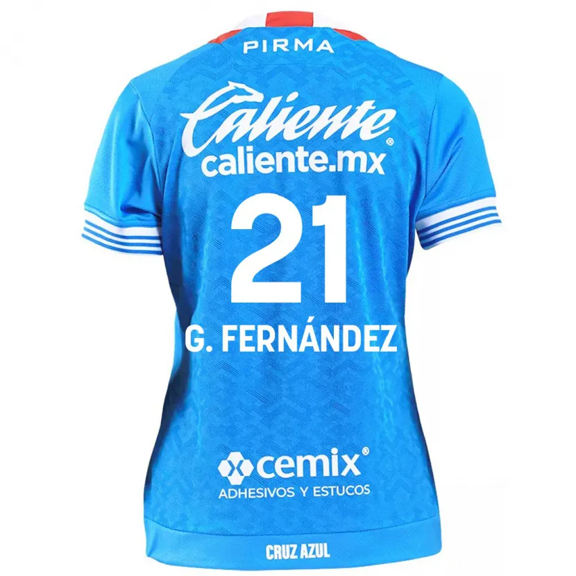 Danxen Kinder Gabriel Fernández #21 Himmelblau Heimtrikot Trikot 2024/25 T-Shirt Schweiz