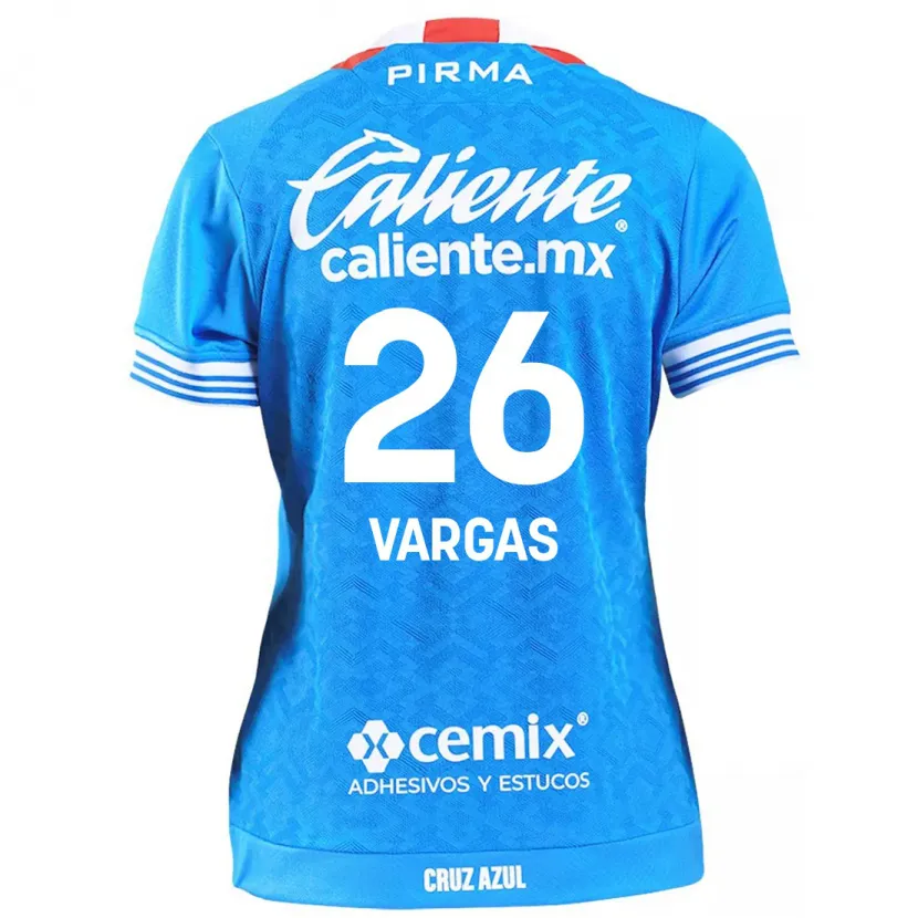 Danxen Kinder Carlos Vargas #26 Himmelblau Heimtrikot Trikot 2024/25 T-Shirt Schweiz